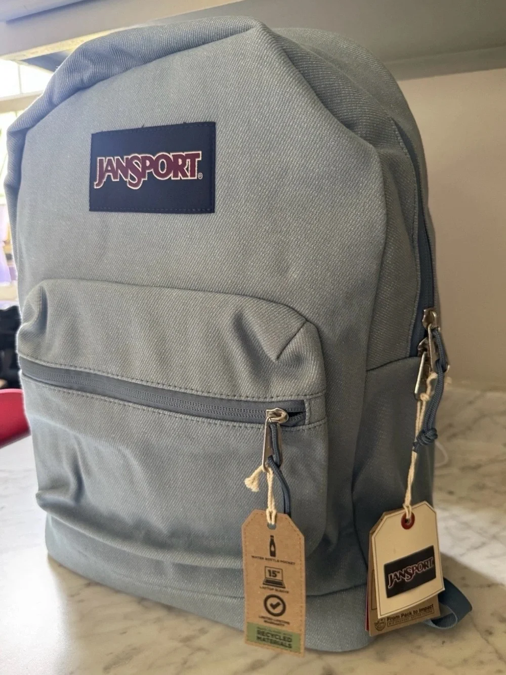 Jansport Light Blue Classic Backpack